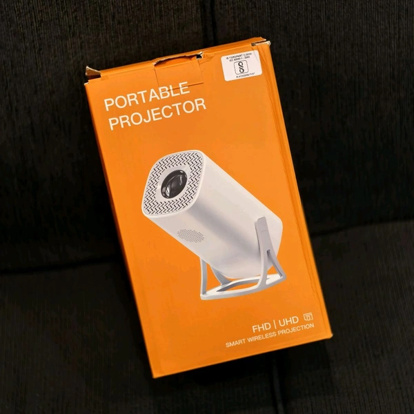 Mini Smart Android Projector With 4K Decoding FHD Display | Built-in OS | Wireless Screen Mirroring | Ultra Portable Design