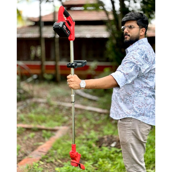 Electric Grass Cutter with Dual Battery 24Vf – High-Power Brush Cutter for Garden & Farm Use