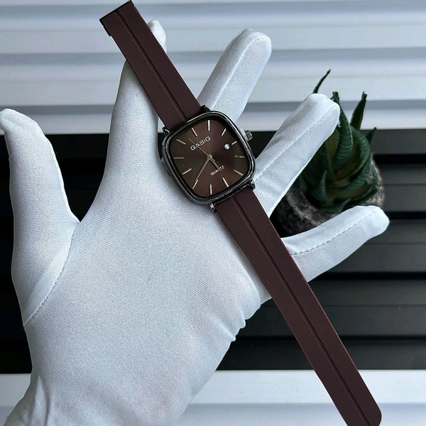 Buy 1 Get 1 Free Offer | Most Demanded Gasiq Quartz Movement Watch With High Quality Strap Best finishing Body & Case - SRB2