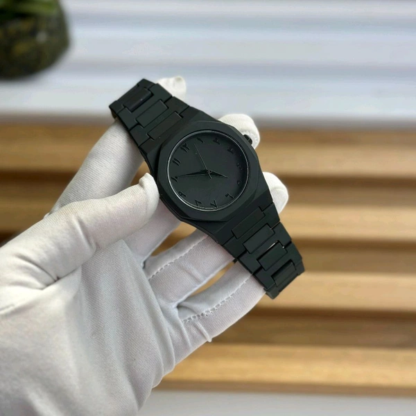 Arabic Aura Elegant Men's Quartz Watch | Ultra Lightweight | Premium Matte Finish | Multiple Dial Styles | Business Casual Style Watch |With Giftbox - Black Arabic