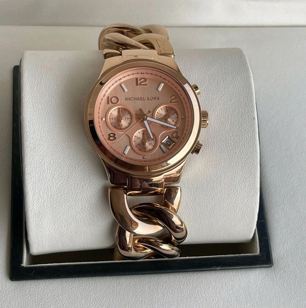 Analog MK3131 Chronograph Quartz Watch - Brown