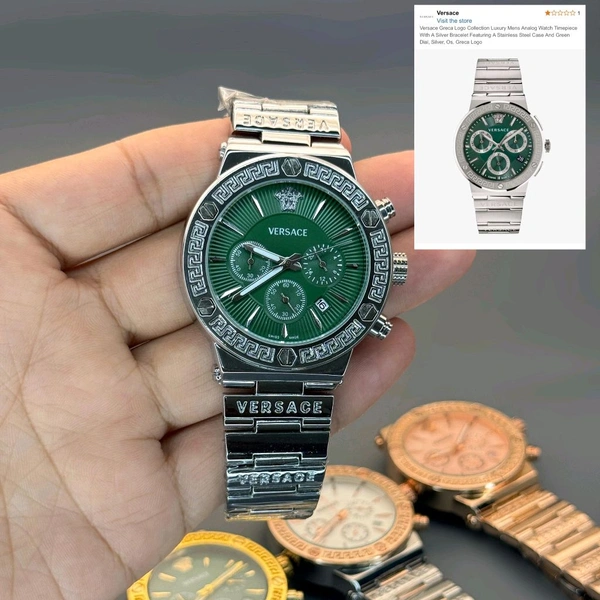 Analog Greca Logo Mens Watch - SRV1