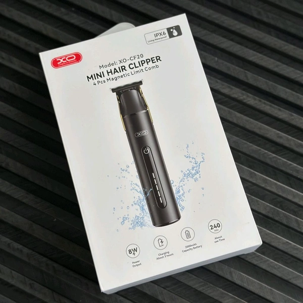 XO CF20 Smart Hair Clipper – Original Model | Waterproof | Professional Cordless Grooming Trimmer For Men