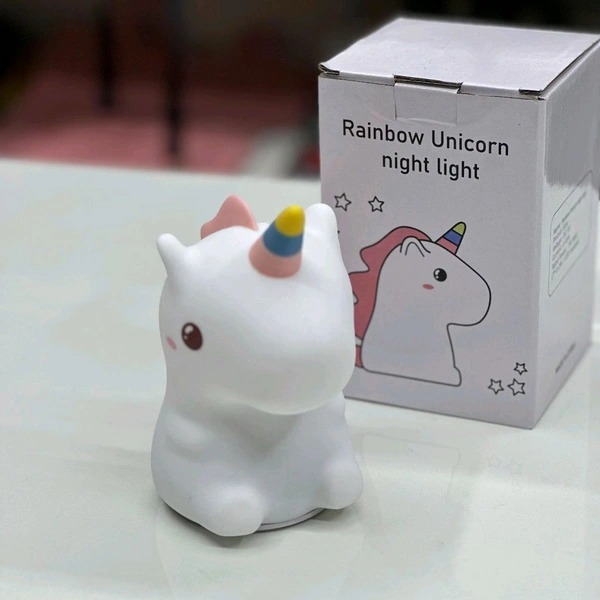 Rainbow Unicorn Night Light – Cute, Soft & Magical!