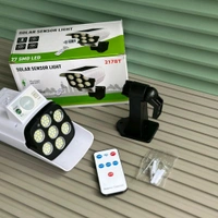 77 LED Solar Sensor Light | Motion Detection | Remote Control | Wall Mount | Outdoor Use