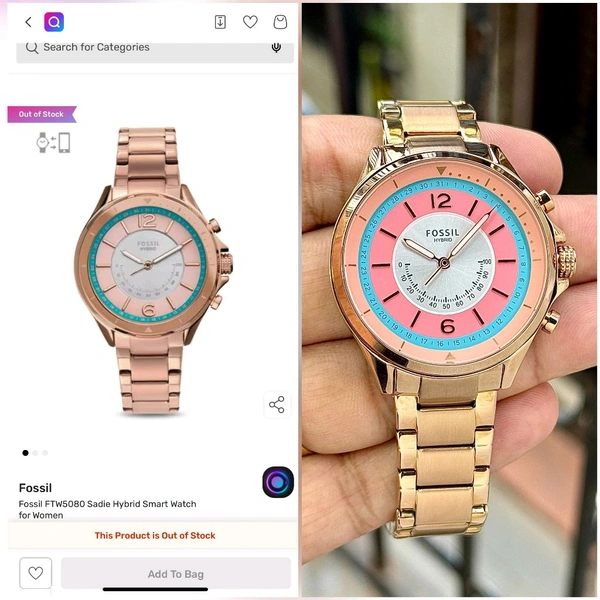 Analog Inspired by FTW5080 Watch