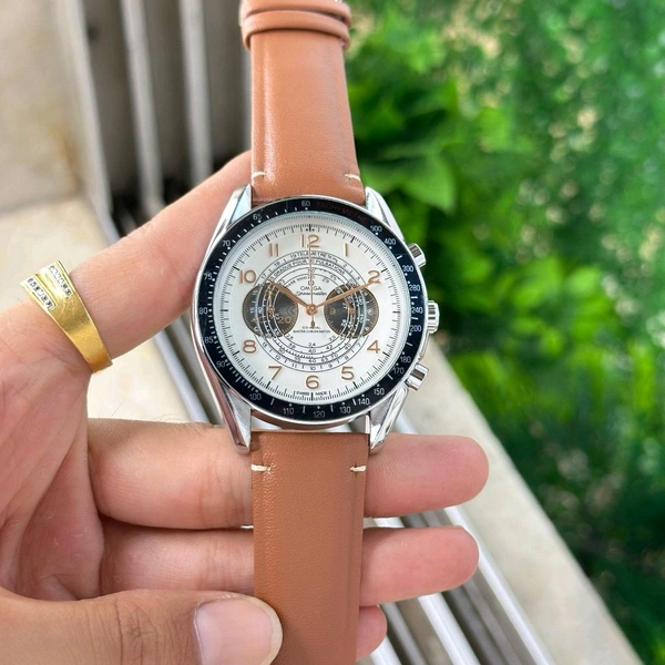 Analog Speedmaster All Chronograph Working Watch - SRB1