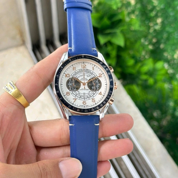 Analog Speedmaster All Chronograph Working Watch - SRB4