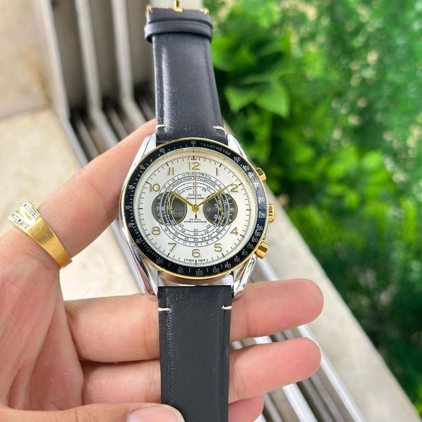 Analog Speedmaster All Chronograph Working Watch - SRB7