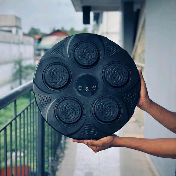 Maxtop Intelligent Music Boxing Pad with LED & Bluetooth | Wall-Mounted Punch Training with Smart Chip, Gloves Included – Ideal for Home Fitness & Stress Relief