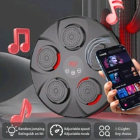 Maxtop Intelligent Music Boxing Pad with LED & Bluetooth | Wall-Mounted Punch Training with Smart Chip, Gloves Included – Ideal for Home Fitness & Stress Relief