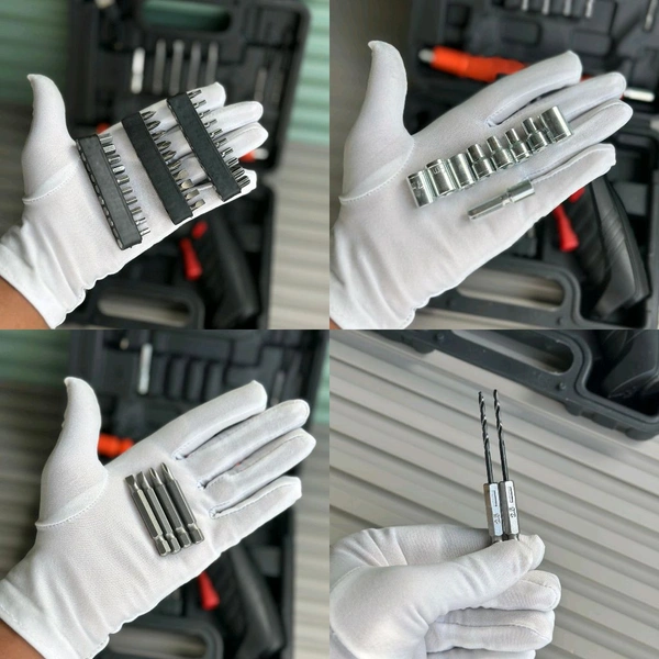 38-in-1 Cordless Rechargeable Screwdriver Drill Kit with LED Light & Flexible Shaft – USB Charging – Portable Toolbox Set for DIY, Home, and Car Repairs