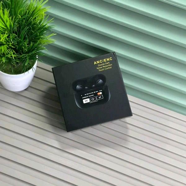 Smart Display TWS Earbuds | With Active ANC + ENC | Wireless Charging Supported