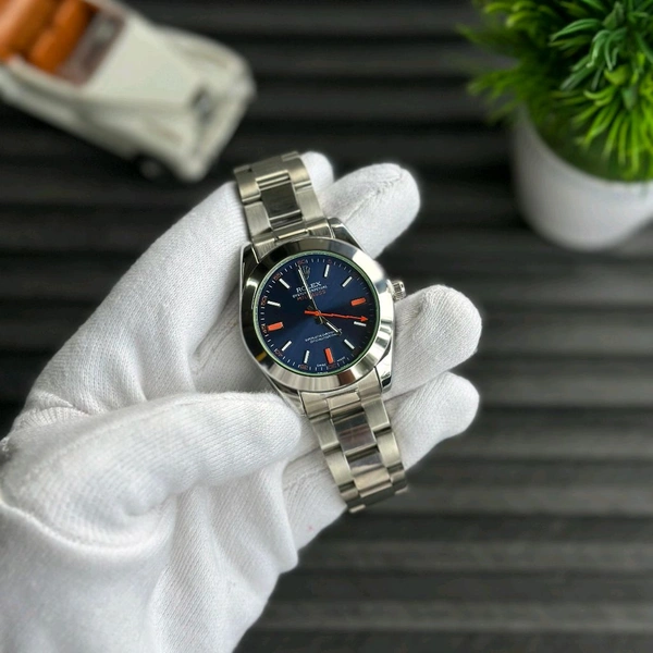 Men’s Classic Analog Watch – Elegant Dial, Date Display, Chronograph Working – Formal & Casual Wear - Blue