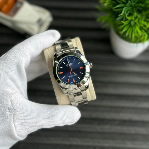 Men’s Classic Analog Watch – Elegant Dial, Date Display, Chronograph Working – Formal & Casual Wear - Blue