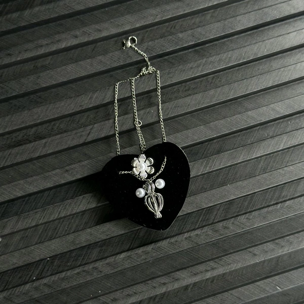 Love Pearl Wish Necklace Gift Set – Real Oyster with Hidden Pearl, Heart Pendant Chain, Romantic Surprise Jewelry for Women, Girls & Couples