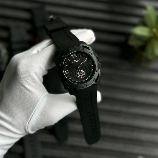 Men’s Classic Analog Watch – Elegant Dial, Date Display, Chronograph Working – Formal & Casual Wear - Black