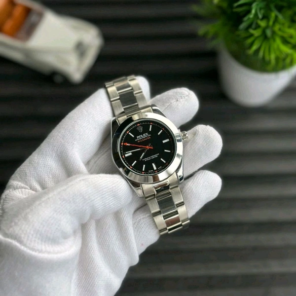 Men’s Classic Analog Watch – Elegant Dial, Date Display, Chronograph Working – Formal & Casual Wear - Black