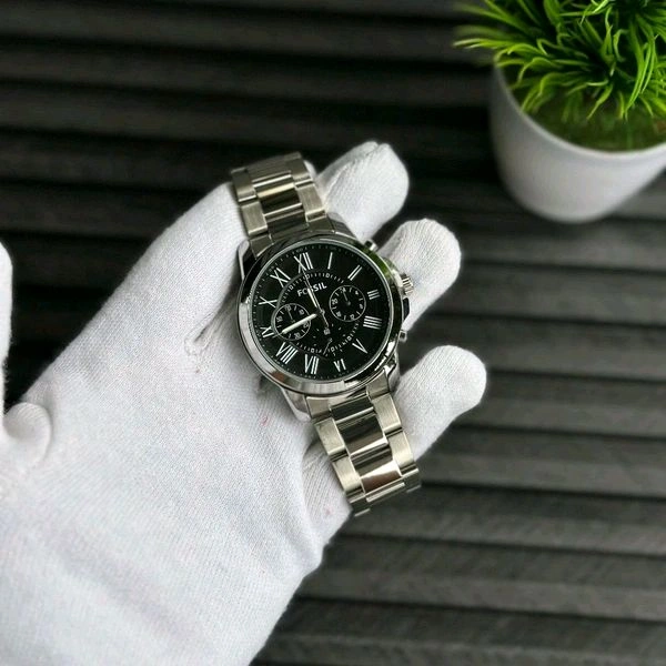 Men’s Classic Analog Watch – Elegant Dial, Date Display, Chronograph Working – Formal & Casual Wear - STB3