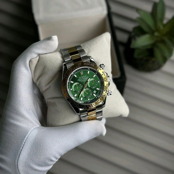 Men’s Classic Analog Watch – Elegant Dial, Date Display, Chronograph Working – Formal & Casual Wear