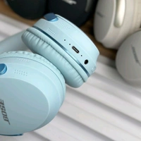 New Wireless Headphones – BT Earphone, Over Ear Headphones With Built-in Mic - Upto 8 Hours Playtime, Heavy Sound And Bass Quality, Perfect For Everyday Use - Blue