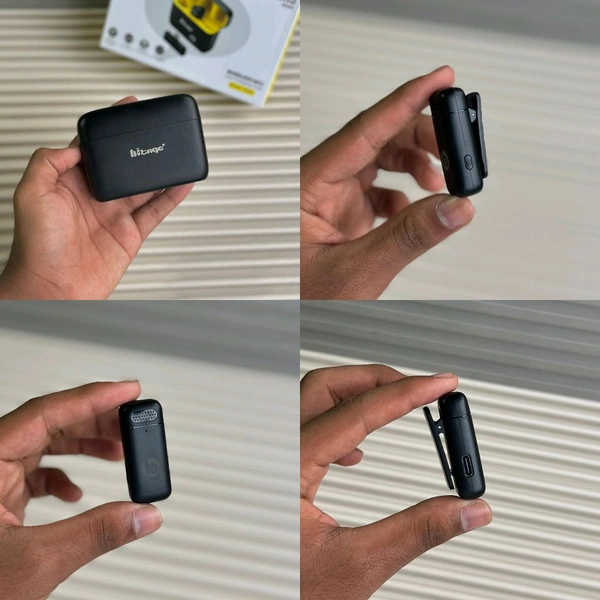 Vlogger's Power Combo – Wireless Collar Mic + Tripod Selfie Stick for Android and iPhone