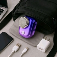 Mini Shaver for Men – MAKTOP™ Cordless Beard Trimmer | USB Type-C Rechargeable | Pocket Size Grooming Tool | Mini Trimmer | Mini Shaver