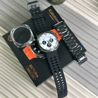 Kalobee SK7 Ultra Smartwatch – AMOLED Display | Bluetooth Calling | 100+ Sports Modes | IP67 | Wireless Charging - Black