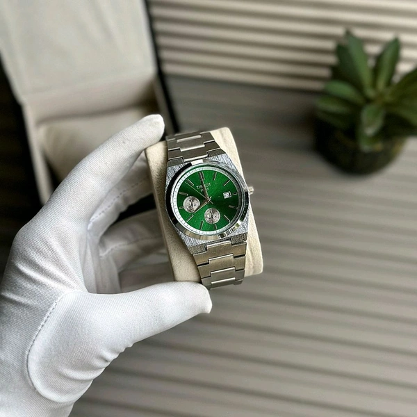 Men’s Classic Analog Watch – Elegant Dial, Date Display, Chronograph Working – Formal & Casual Wear - STB1