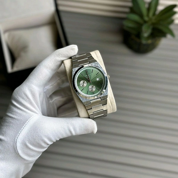 Men’s Classic Analog Watch – Elegant Dial, Date Display, Chronograph Working – Formal & Casual Wear - STB2