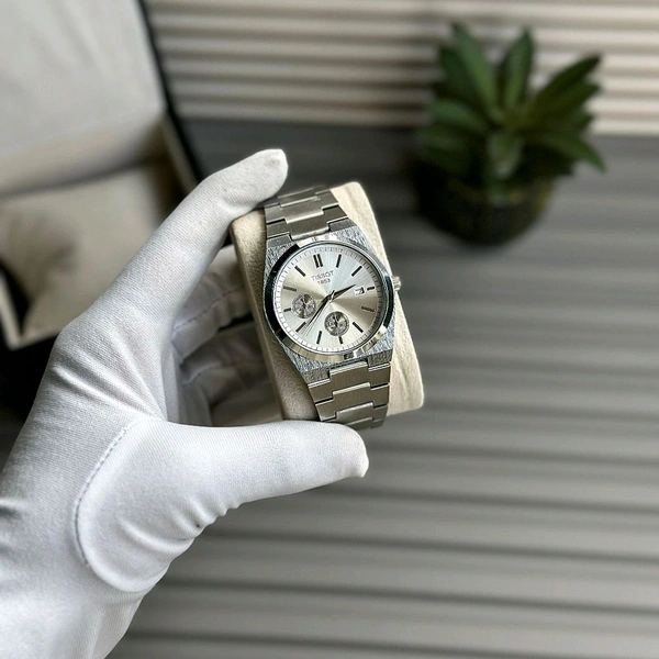 Men’s Classic Analog Watch – Elegant Dial, Date Display, Chronograph Working – Formal & Casual Wear - STB4