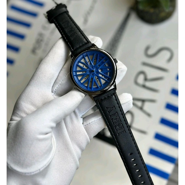 Buy 1 Get 1 Free Most Demanded Analog Quartz Movement Watch - Blue