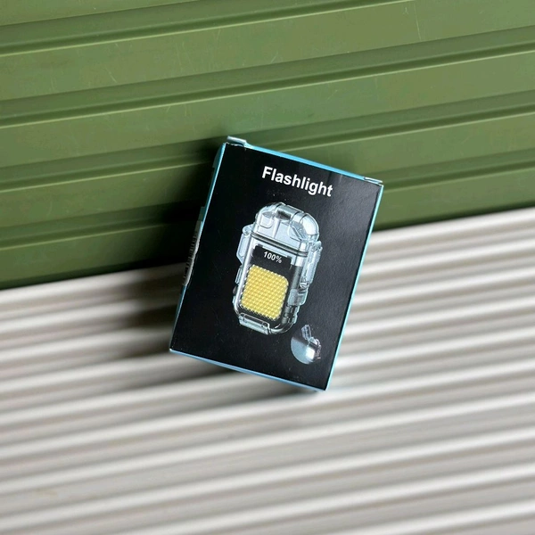 Electric Lighter USB Rechargeable Dual Arc Lighters, Coil lighter with Waterproof Transparent Shell