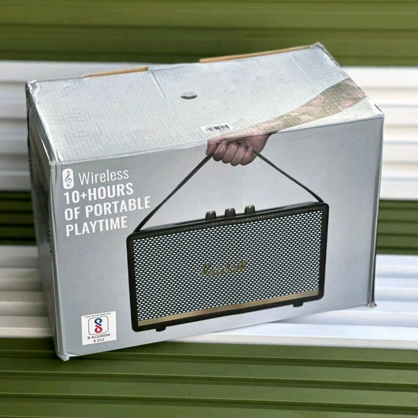 NEW Acton III High-End Bluetooth Speaker – Powerful Sound, Dolby Audio, Deep Bass, Type-C Fast Charging, TF Card & USB Support, Built-in Mic for Calls