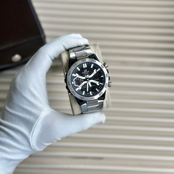 Men’s Classic Analog Watch – Elegant Dial, Date Display, Chronograph Working – Formal & Casual Wear - STB1