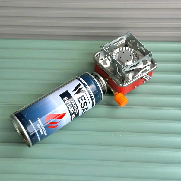 Portable Card Type Gas Stove – Compact, Powerful & Adventure-Ready