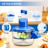 Electric Fruit & Vegetable Peeler Machine – 10–25s Fast Peeling | 5-Blade | Rechargeable, Automatic Peeling & Chopping