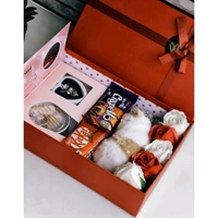 Best Romantic Gift Hamper Combo Box with Chocolates, Soft Toy & Flowers for Birthday, Anniversary & Valentine’s Day