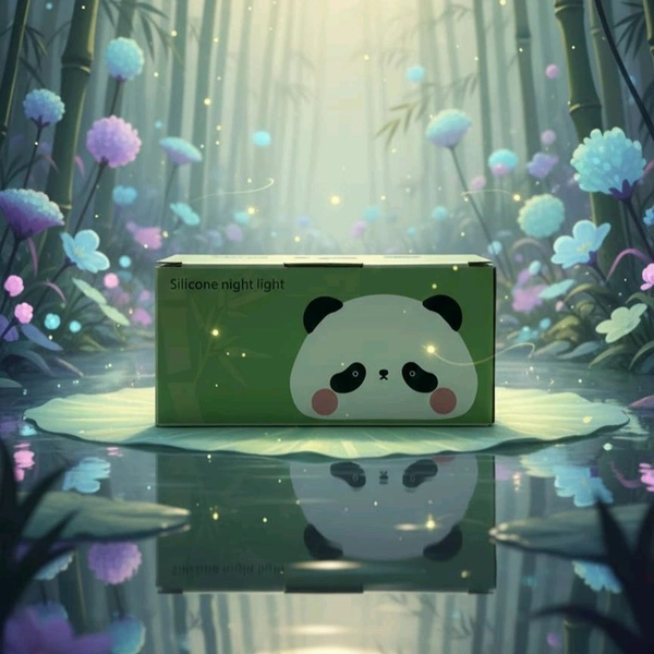 Adorable LED Night Light – Soft Silicone Rechargeable Lamp with Touch Control, Perfect for Baby Nursery, Kids' Bedroom, and Gifting