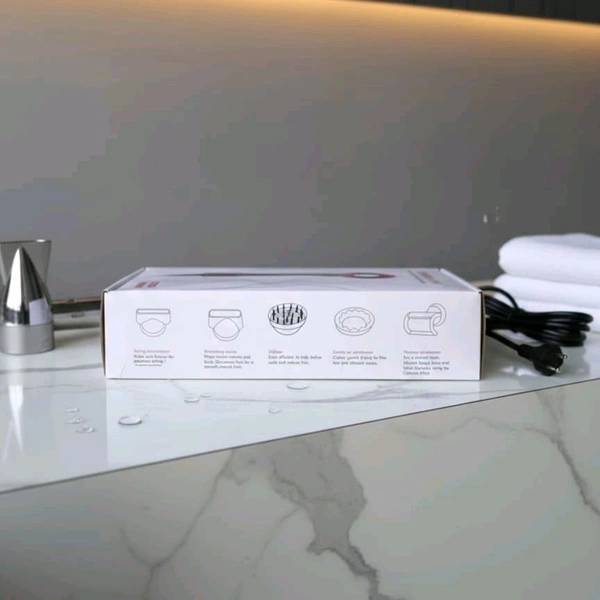 Leafless Hair Dryer with Attachments | Fast Drying, Lightweight Design | Home & Travel Use