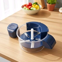 Electric Fruit & Vegetable Peeler Machine – 10–25s Fast Peeling | 5-Blade | Rechargeable, Automatic Peeling & Chopping