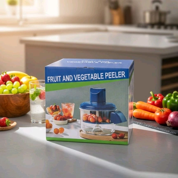 Electric Fruit & Vegetable Peeler Machine – 10–25s Fast Peeling | 5-Blade | Rechargeable, Automatic Peeling & Chopping