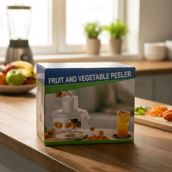 Electric Fruit & Vegetable Peeler Machine – 10–25s Fast Peeling | 5-Blade | Rechargeable, Automatic Peeling & Chopping