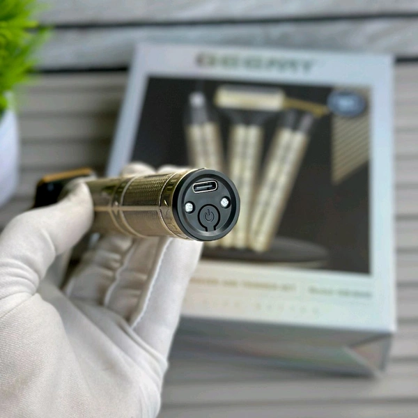 3-in-1 Rechargeable Shaver & Trimmer Set | Beard, Hair & Nose Grooming Kit for Men