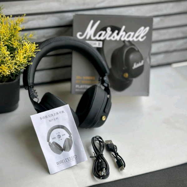 Wireless Earphone Headphones With Microphone Lightweight, For Music Lovers & Professionals - Suitable for Travel, Office & Home, 5-6 Hours Playback Time, High Quality Model