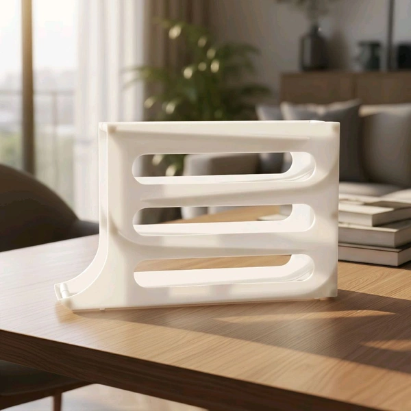 Rotating Egg Storage Box for Refrigerator | 3 Layer Rolling Egg Holder Organizer