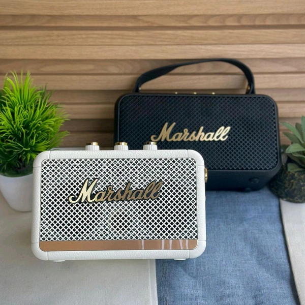 New Stockwell 3 Wireless Bluetooth Speaker | Dolby Sound | USB Playback | Carbon Texture Body | Type-C Charging | Portable Handle | Long Battery Backup
- White