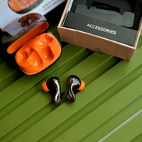 TWS True Wireless Stereo Headset, Ear Buds For IPhone/Android/iOS, Touch Contro With Charging Case, Wireless Earphones With Charging Case - Orange