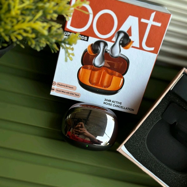 TWS True Wireless Stereo Headset, Ear Buds For IPhone/Android/iOS, Touch Contro With Charging Case, Wireless Earphones With Charging Case - Orange