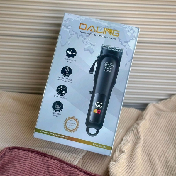 Professional Electric Hair Clipper – Cord / Cordless Use